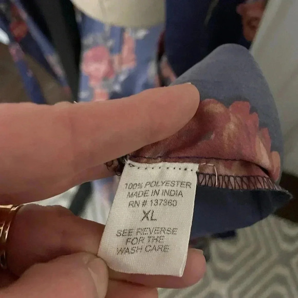 Floral Wrap Maxi Dress - Picture 7 of 9